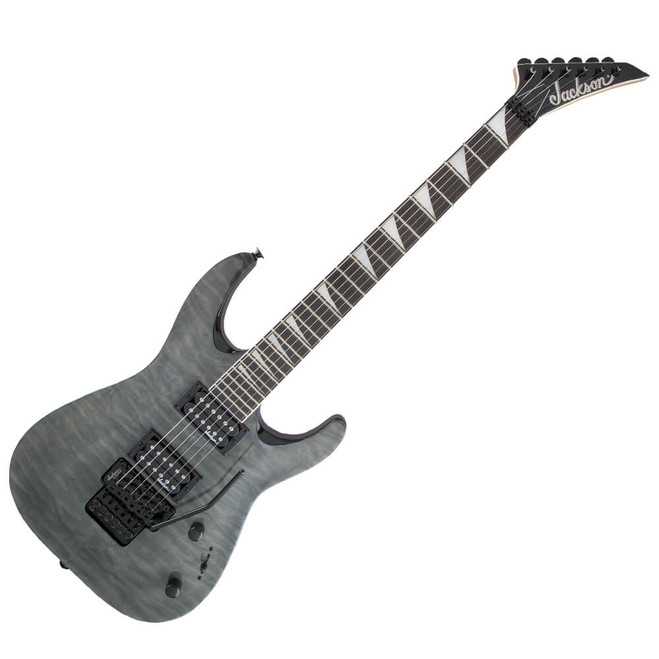 Jackson JS Series Dinky Arch Top JS32Q DKA - Amaranth - Transparent Black