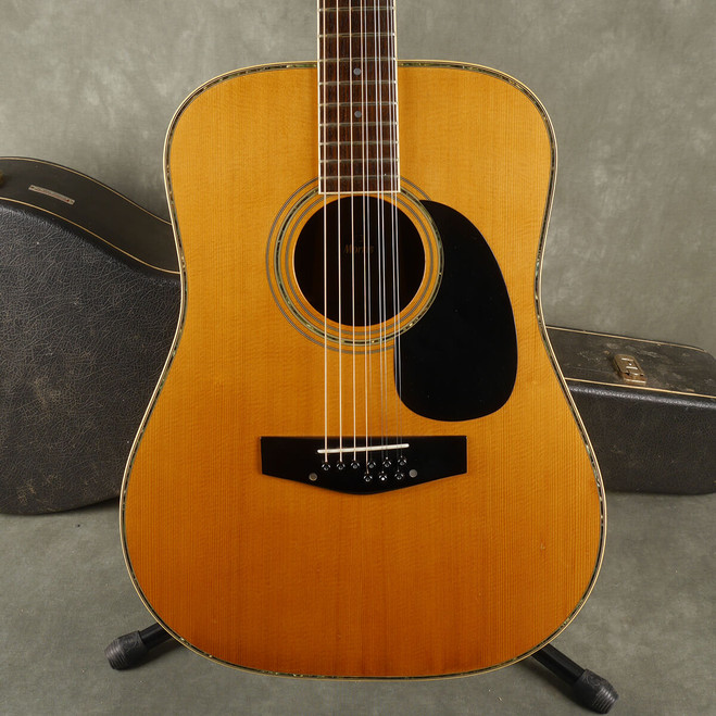 Morris BW650 9-String Acoustic Guitar MIJ - Natural w/Hard Case - 2nd Hand