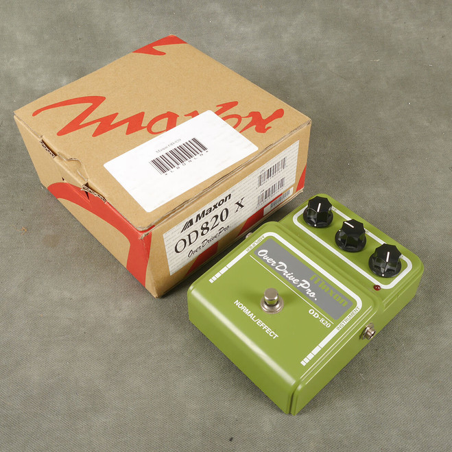 Maxon OD820X Overdrive FX Pedal w/Box - 2nd Hand