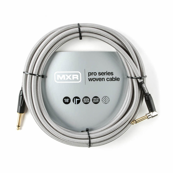 MXR Pro Series Woven Instrument Cable, Right / Straight, 18ft