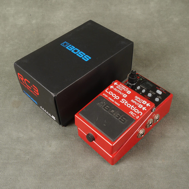 Boss RC-3 Looper FX Pedal w/Box - 2nd Hand (111699)