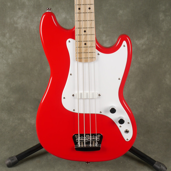 Squier Bronco Short-Scale Bass Guitar - Red - 2nd Hand
