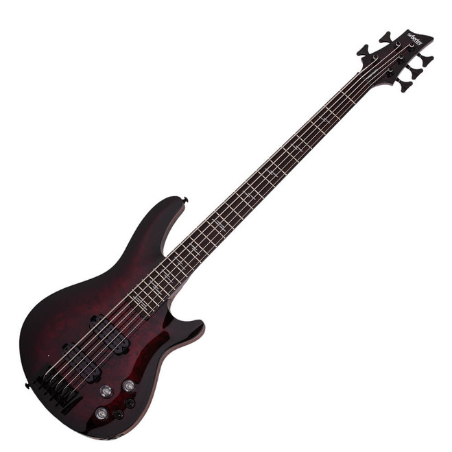 Schecter Omen Elite-5 - Black Cherry Burst