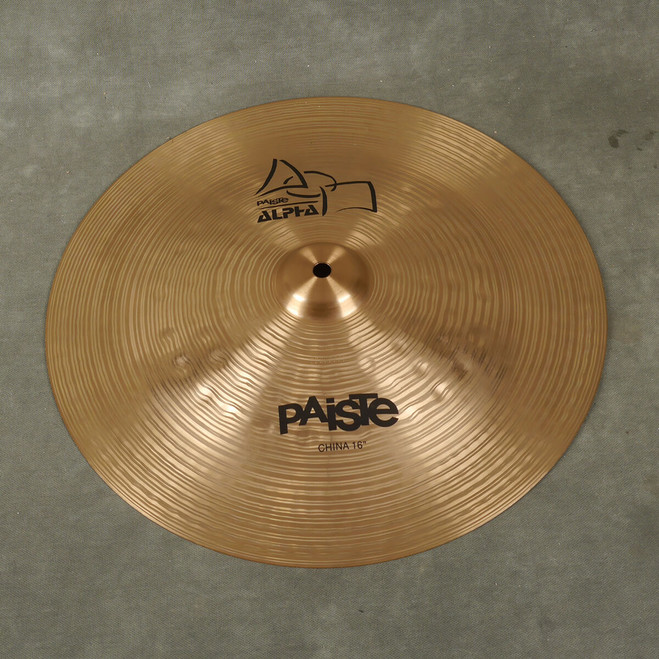 Paiste Alpha 16 inch China Cymbal - 2nd Hand