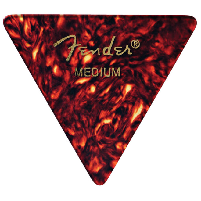 Fender 355 Shape Classic Celluloid Picks, Medium, 12 Pack - Shell