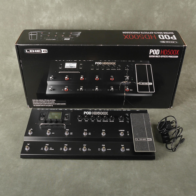 Line 6 Pod HD500X Guitar FX Processor w/Box & PSU - 2nd Hand