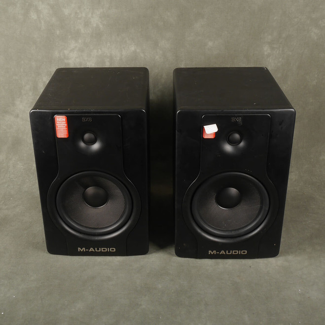 M-Audio BX8 Active Studio Monitors - Pair - 2nd Hand **COLLECTION ONLY**