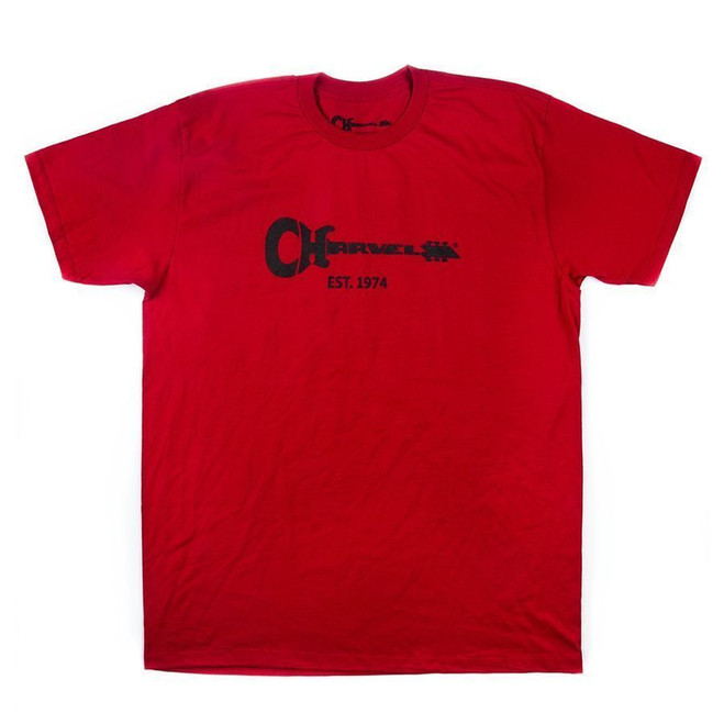 Charvel Guitar Logo T-Shirt - Red - Small Charvel Guitar Logo T-Shirt - Red - Small