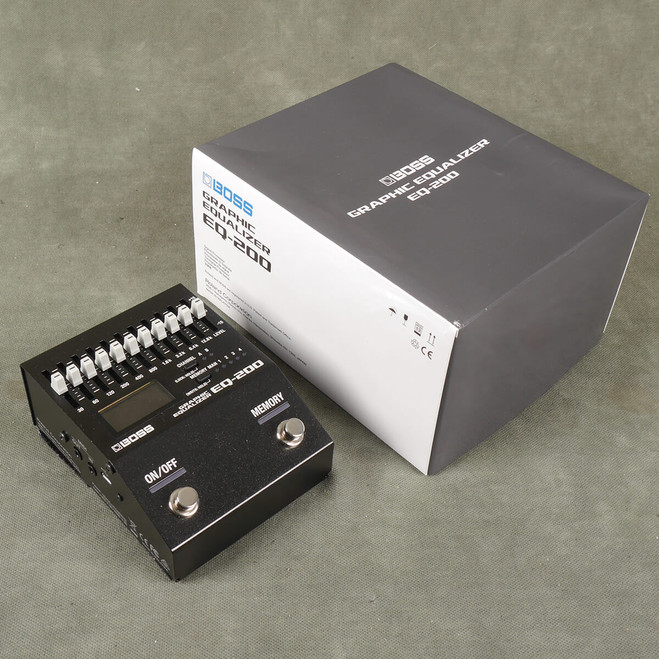 Boss EQ-200 Graphic Equalizer FX Pedal w/Box - 2nd Hand