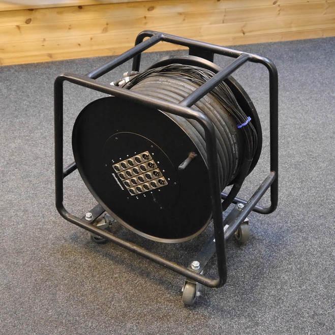 Studiospares 50m 16\4 XLR Multicore Wheeled Drum - 2nd Hand