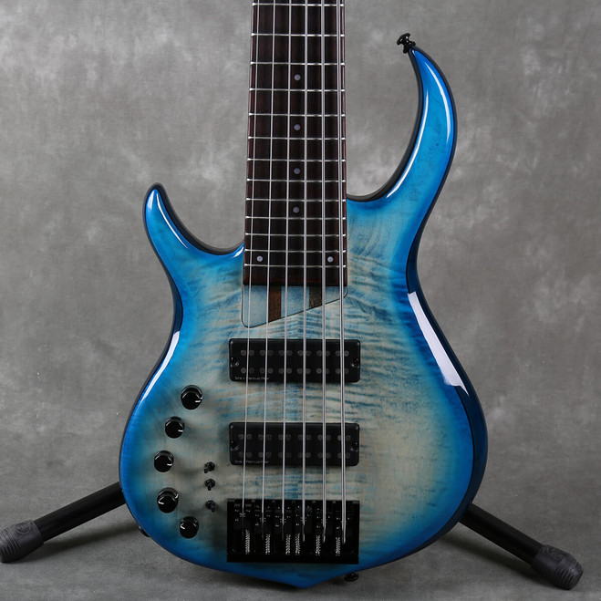Sire V2 M7 6-String Bass Guitar - Trans Blue - 2nd Hand