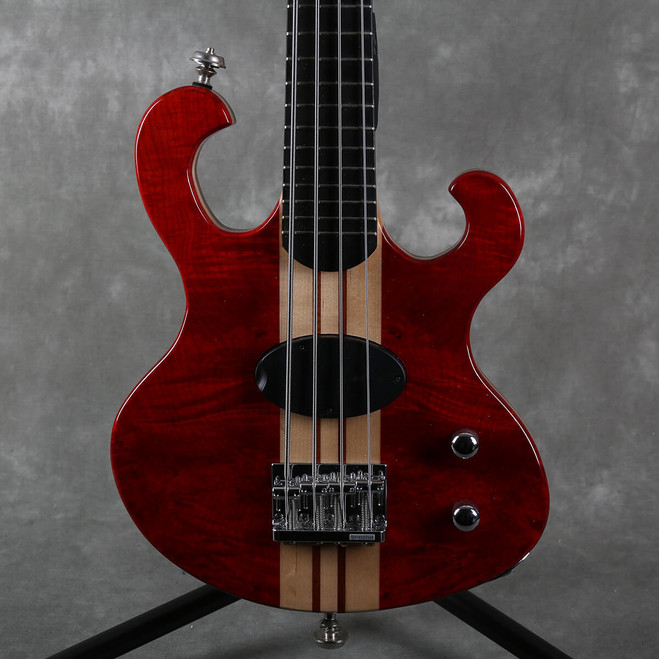 Manton Customs Minikin Electric U Bass - Red - 2nd Hand