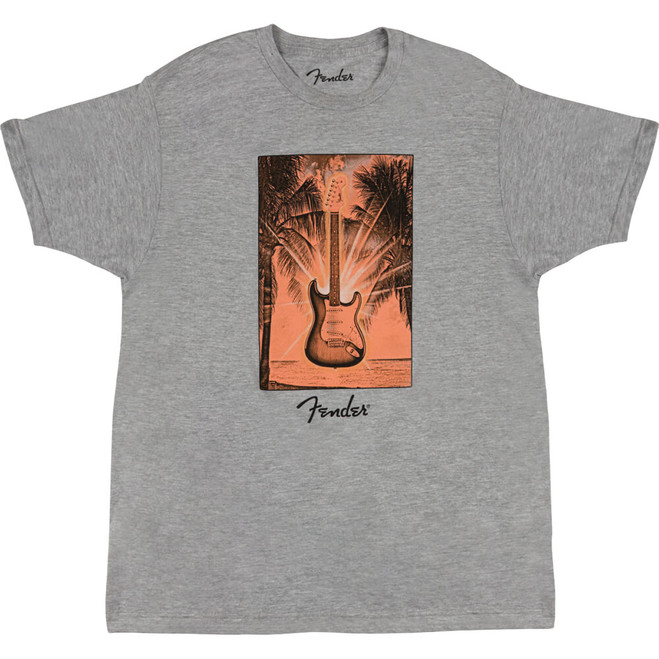 Fender Surf Tee, Grey Heather - XXL