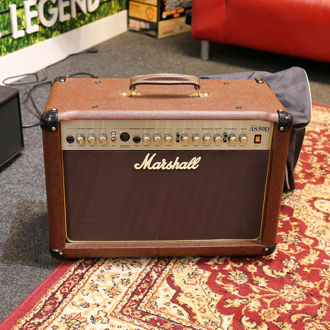 Marshall AS50D Acoustic Amplifier w/Cover - 2nd Hand