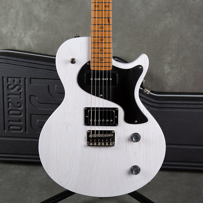 PJD Guitars Carey Standard - Trans White, Bare Knuckle PUPs w/Case - 2nd Hand