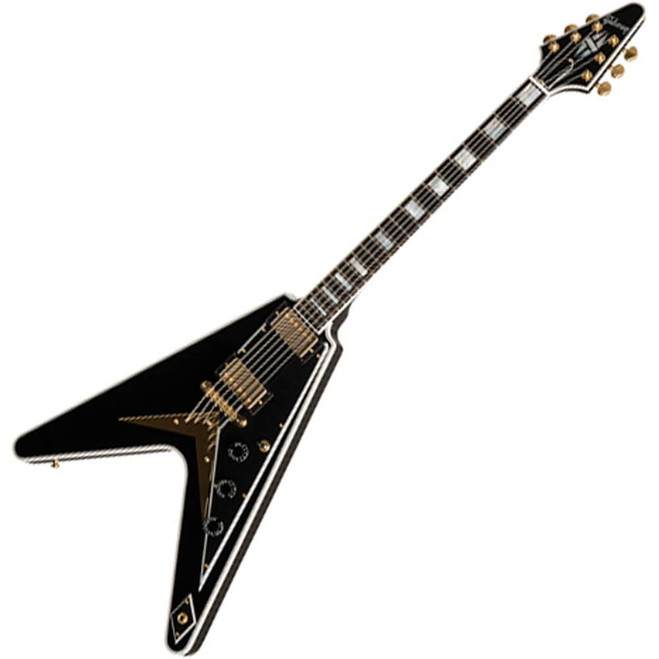Gibson Flying V Custom - Ebony - Gloss