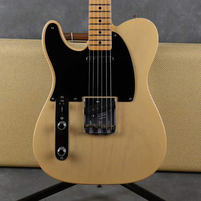 Fender Custom Shop 50s Telecaster - Left Handed - Butterscotch w/Case - 2nd Hand