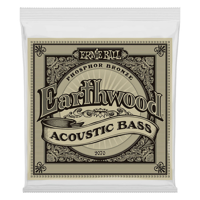 Ernie Ball Earthwood Phosphor Bronze Acoustic Bass Strings, 45-95