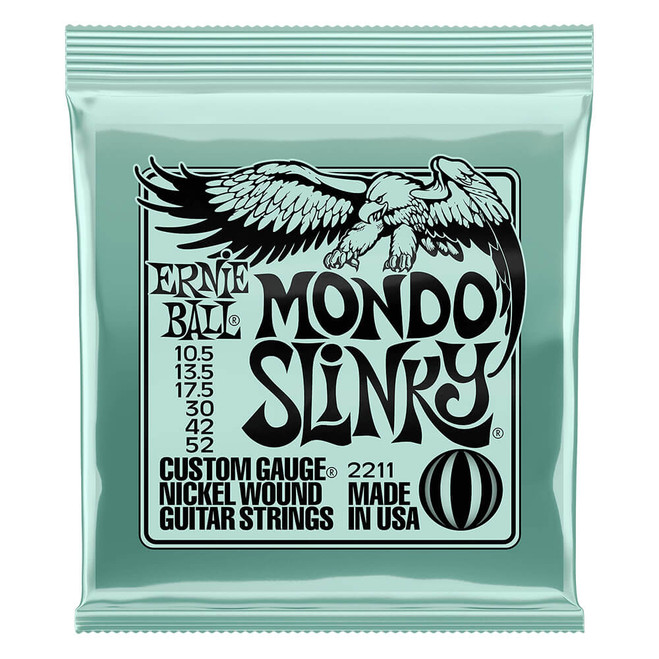 Ernie Ball Mondo Slinky Nickel Wound Guitar Strings, 10.5-52
