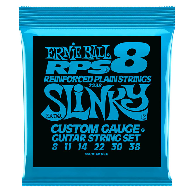 Ernie Ball Extra Slinky RPS Nickel Wound Guitar Strings, 8-38