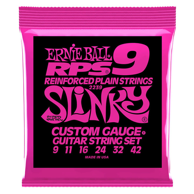 Ernie Ball Super Slinky RPS Nickel Wound Guitar Strings, 9-42