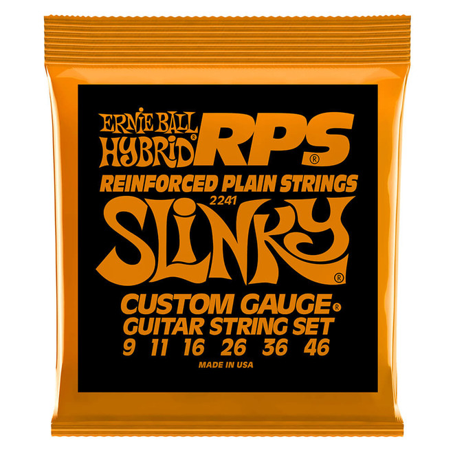 Ernie Ball Hybrid Slinky RPS Nickel Wound Guitar Strings, 9-46