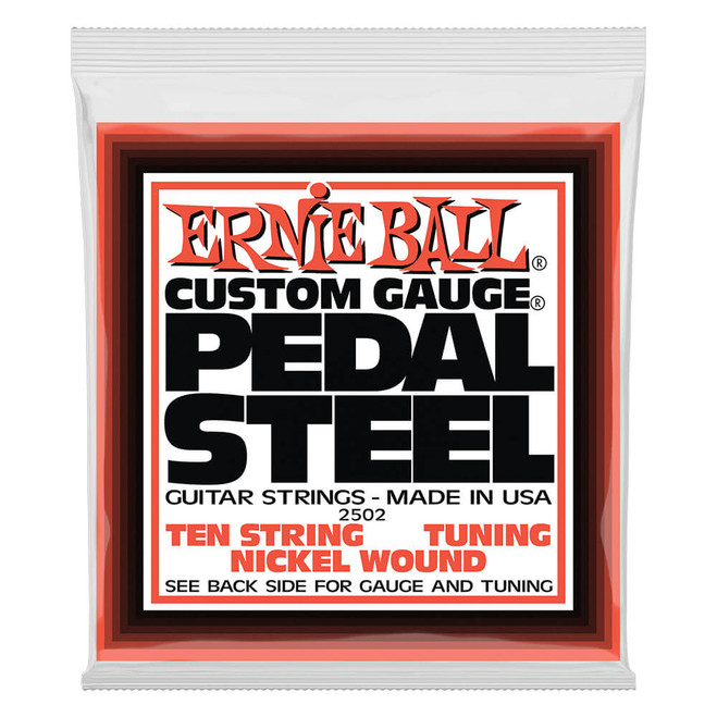 Ernie Ball E9 10-String Nickel Wound Pedal Steel Strings, 13-38