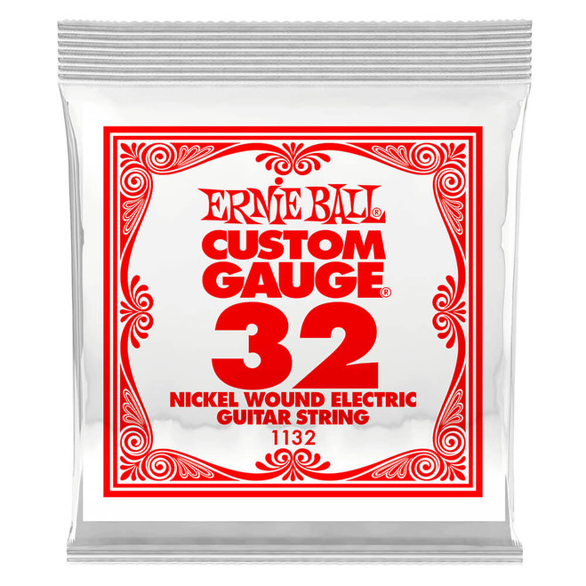 Ernie Ball Nickel Wound Electric Guitar String, .032