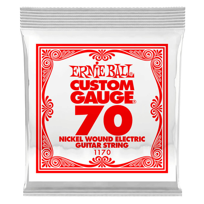 Ernie Ball Nickel Wound Electric Guitar String, .070