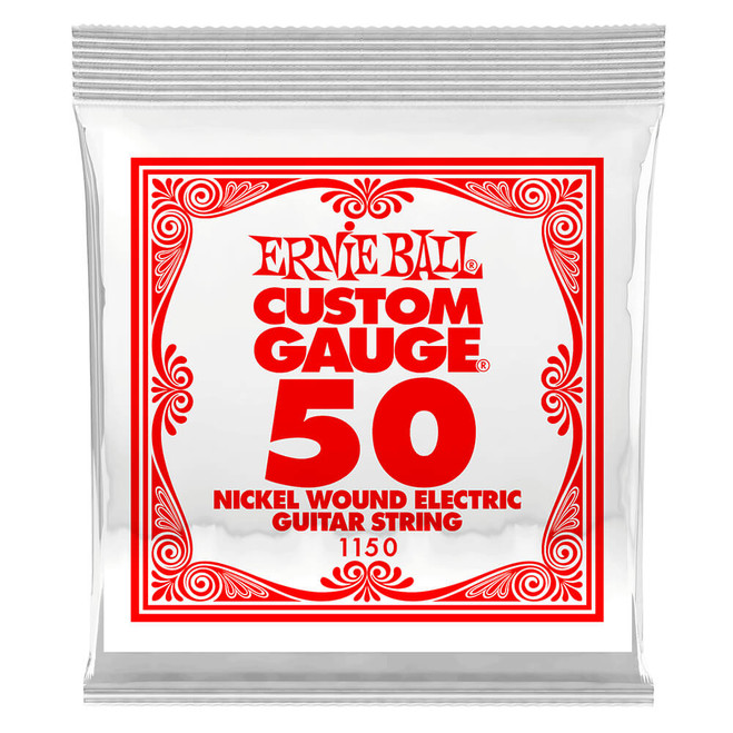 Ernie Ball Nickel Wound Electric Guitar String, .050