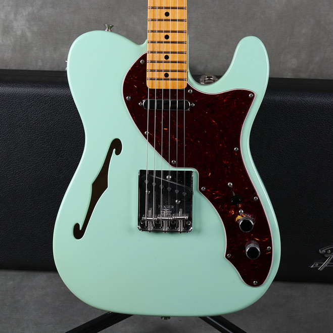 Fender American Original 60s Telecaster Thinline - Surf Green w/Case - 2nd Hand