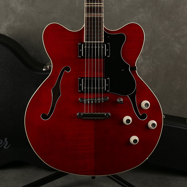 Hofner Contemporary HCT Verythin Anniversary - Red w/Hard Case - 2nd Hand