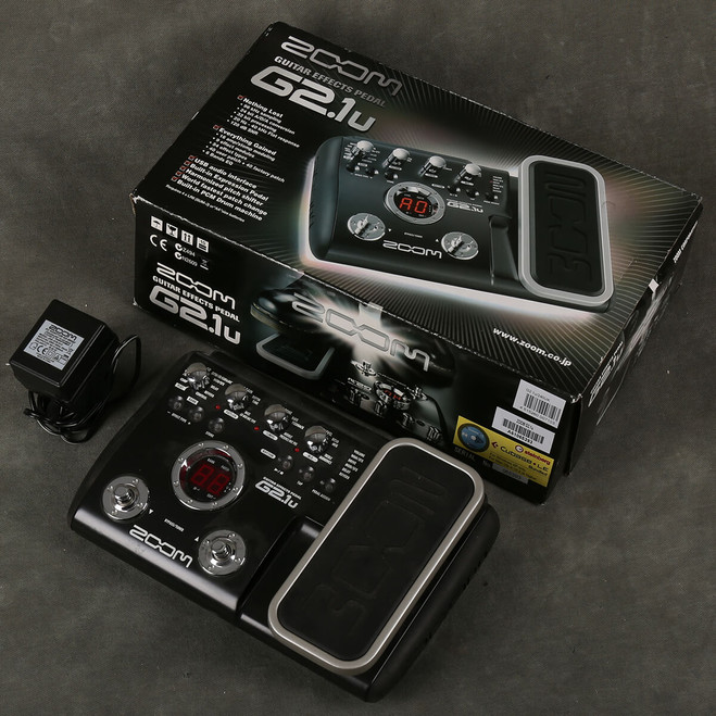 Zoom G2.1u Multi FX Pedal w/Box & PSU - 2nd Hand