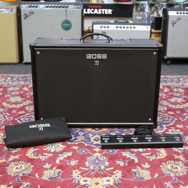 Boss Katana 100 2x12 Combo Amplifier MK1 & GAFC Footswitch w/Cover - 2nd Hand