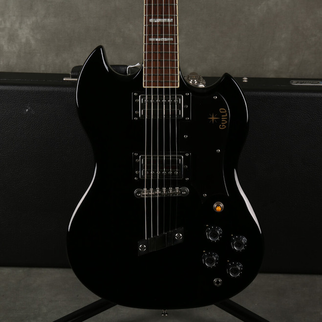 Guild S-100 Polara - Black w/Hard Case - 2nd Hand