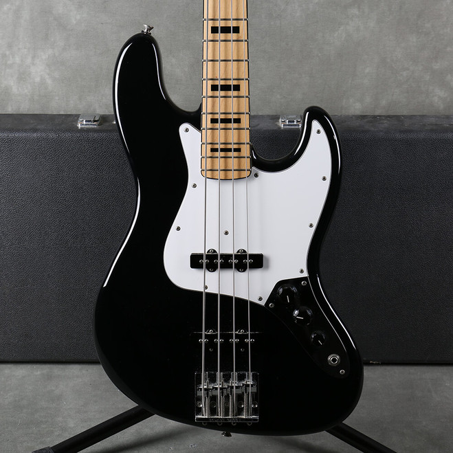 Fender Geddy Lee Signature Jazz Bass Japan - Black - Hard Case - 2nd Hand