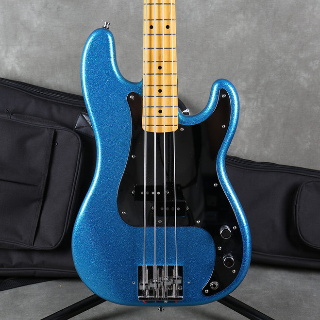 Fender MIJ Steve Harris Precision Bass - Royal Blue Metallic - Bag - 2nd Hand