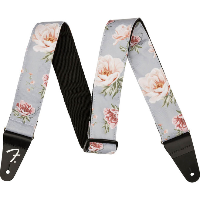 Fender Floral Strap - Grey