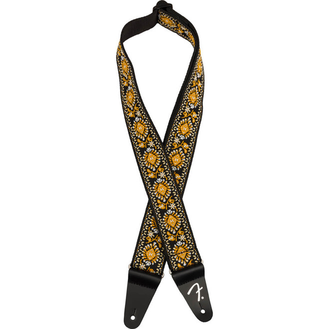 Fender Pasadena Woven Strap - Yellow Lotus