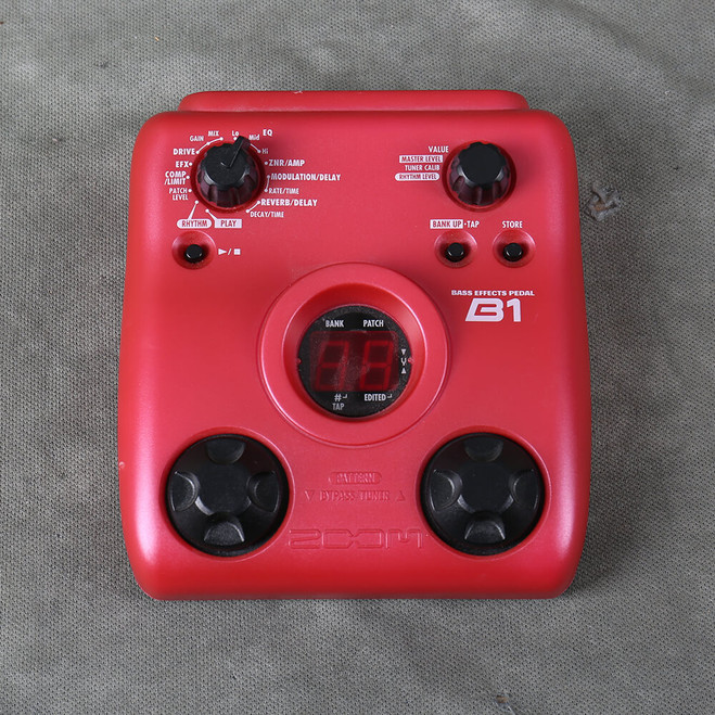 Zoom B1 Bass Effects Pedal - 2nd Hand