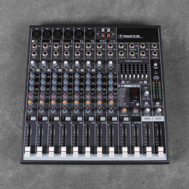 Mackie ProFX12 USB Mixer - 2nd Hand - Used