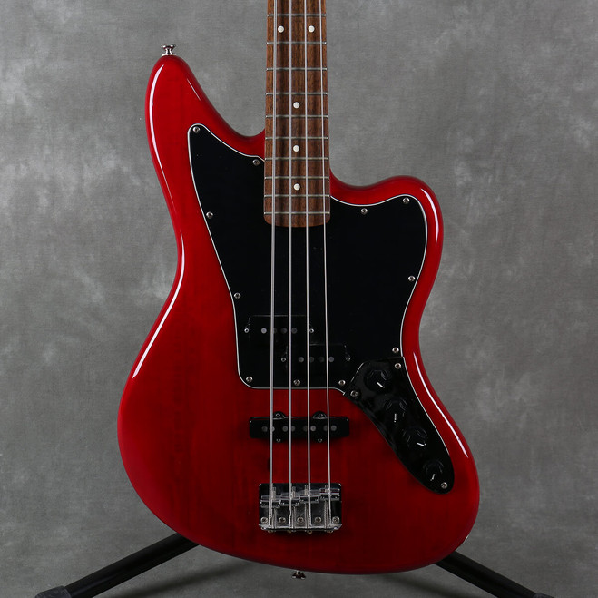 Squier Vintage Modified Jaguar Bass Special - Crimson Red - 2nd Hand - Used