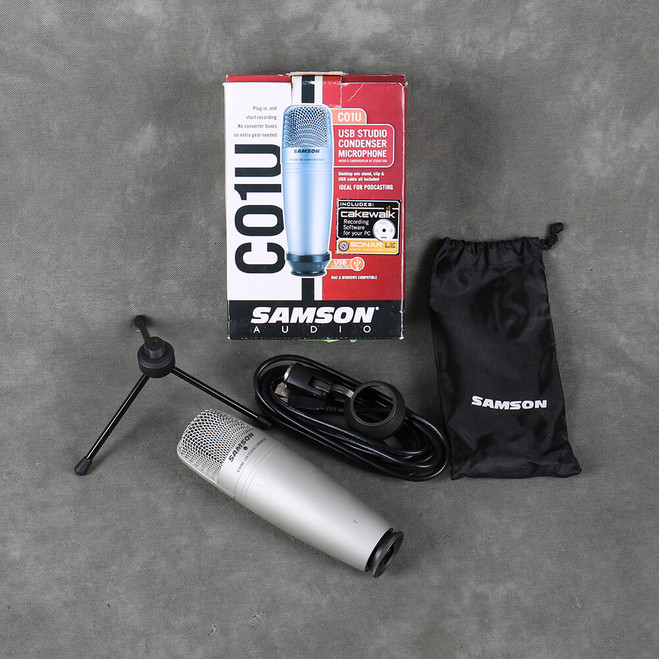 Samson CO1U USB Studio Condenser Microphone - Boxed - 2nd Hand