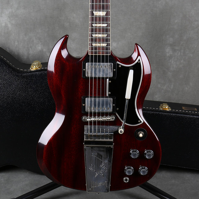 Gibson Custom Shop 64 SG Maestro Vibrola - Cherry - Hard Case - 2nd Hand