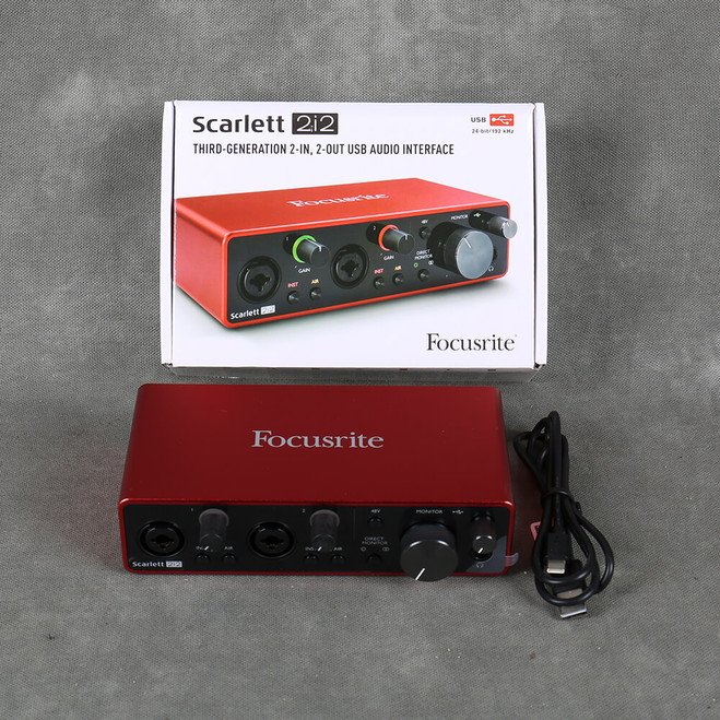 Focusrite Scarlett 2i2 3rd Gen - Boxed - 2nd Hand (120434)