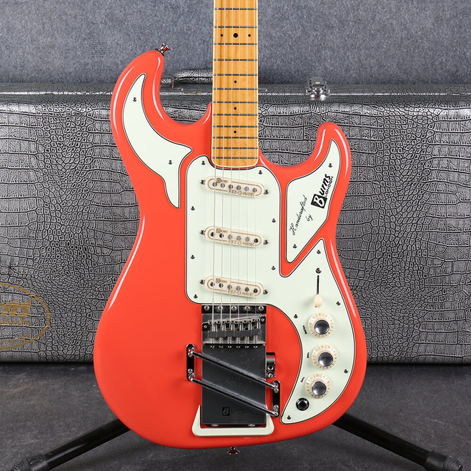 Burns The Shadows Electric Guitar - Fiesta Red - Hard Case - 2nd Hand