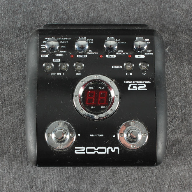 Zoom G2 Guitar Effects Pedal with PSU - 2nd Hand