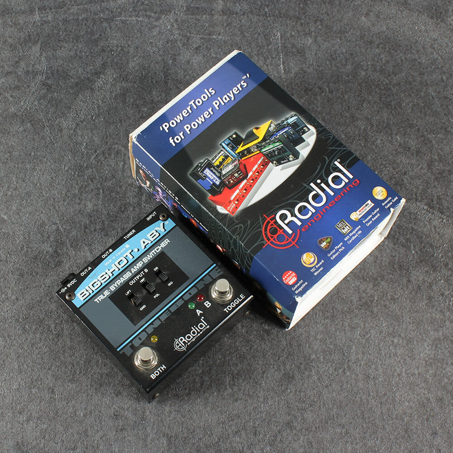Radial BigShot ABY True Bypass Switch Pedal - Boxed - 2nd Hand