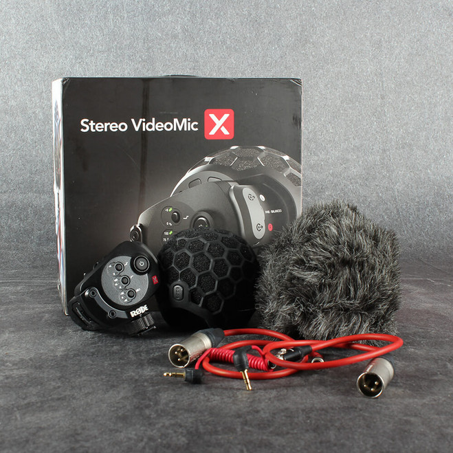 Rode Stereo VideoMic X - Box & PSU - 2nd Hand