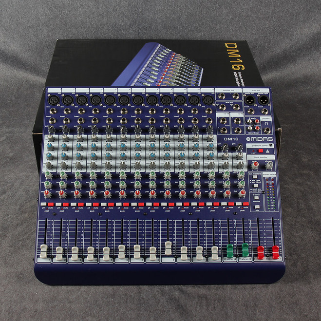 Midas DM16 16-Channel Analog Mixer - Boxed - 2nd Hand